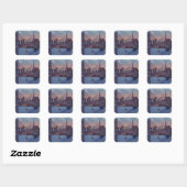 Brooklyn Bridge Vierkante Sticker (Vel)