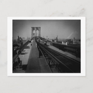 Brooklyn Bridge voor 1900 Briefkaart