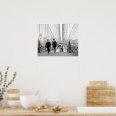 Brooklyn Bridge Wandelpad, 1905. Antieke foto Poster (Keuken)