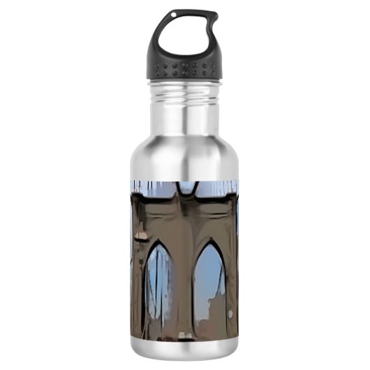 Brooklyn Bridge Waterfles (Voorkant)