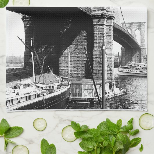 Brooklyn Bridge Waterfront Kitchen Towels Theedoek (Gevouwen)