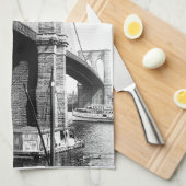 Brooklyn Bridge Waterfront Kitchen Towels Theedoek (Quarter Fold)