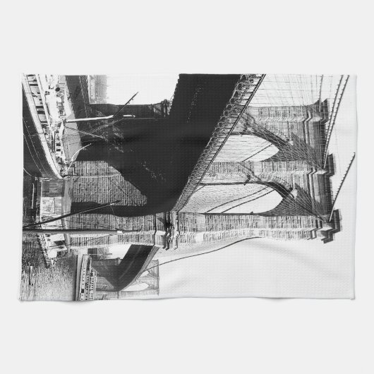 Brooklyn Bridge Waterfront Kitchen Towels Theedoek (Horizontaal)
