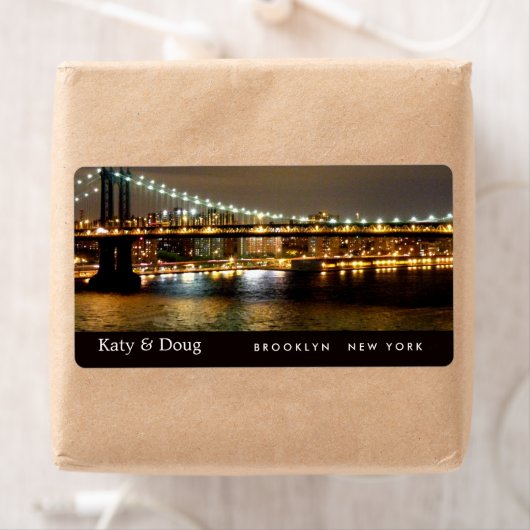 Brooklyn Bridge Wedding Labels (Insitu)