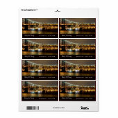 Brooklyn Bridge Wedding Labels (Full Sheet)