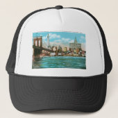 Brooklyn Bridge, Woolworth en Municipal... Trucker Pet (Voorkant)