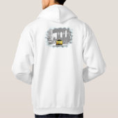 Brooklyn Bridge Yellow Taxi New York City Nyc Hoodie (Achterkant)
