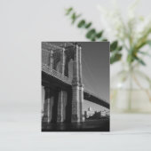 Brooklyn Bridge, zwart/wit Briefkaart (Staand voorkant)