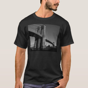 Brooklyn Bridge, zwart/wit T-shirt