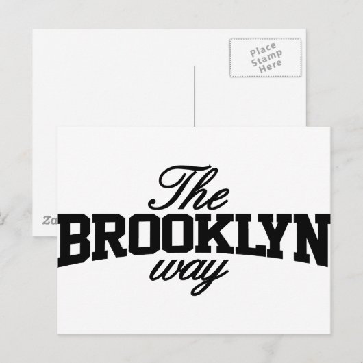 Brooklyn Briefkaart (Voorkant / Achterkant)