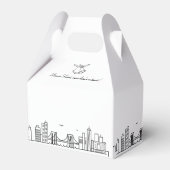 Brooklyn Bruiloft | City Skyline Bedankdoosjes (Achterkant)