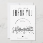 Brooklyn Bruiloft | Dank u + fotokaart Kaart (Voorkant)