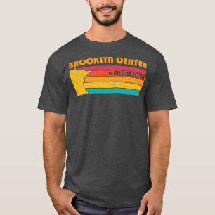 Brooklyn Center Minnesota Distress Souve T-shirt
