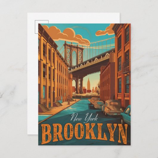 Brooklyn Charm: Vang de essentie hiermee Briefkaart (Voorkant / Achterkant)