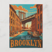 Brooklyn Charm: Vang de essentie hiermee Briefkaart (Voorkant)