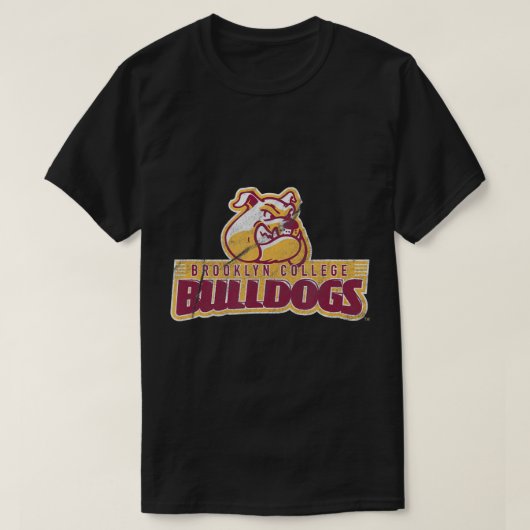 Brooklyn College Bulldogs Primaire T-Shi T-shirt (Design voorkant)
