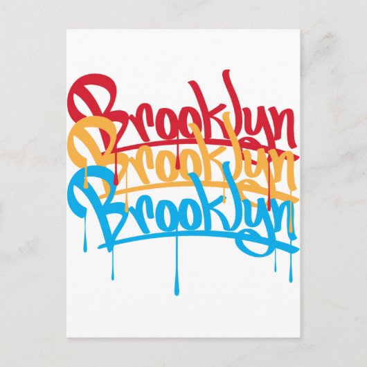 Brooklyn Colors Briefkaart (Voorkant)