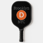 Brooklyn D Train Pickleball Paddle (Achterkant)