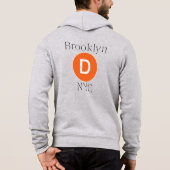 Brooklyn D Trein Hoodie (Achterkant)