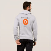 Brooklyn D Trein Hoodie (Achterkant volledig)