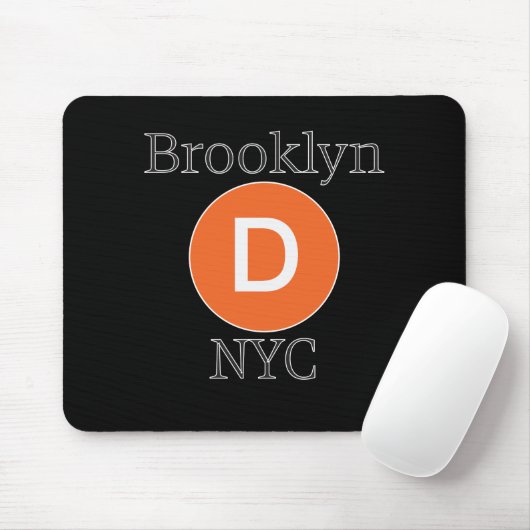 Brooklyn D Trein Muismat (Met muis)