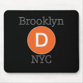 Brooklyn D Trein Muismat (Voorkant)