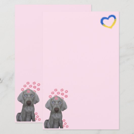 Brooklyn De Hond Kisses 5.5 x 8.5 Papier (Voorkant / Achterkant)