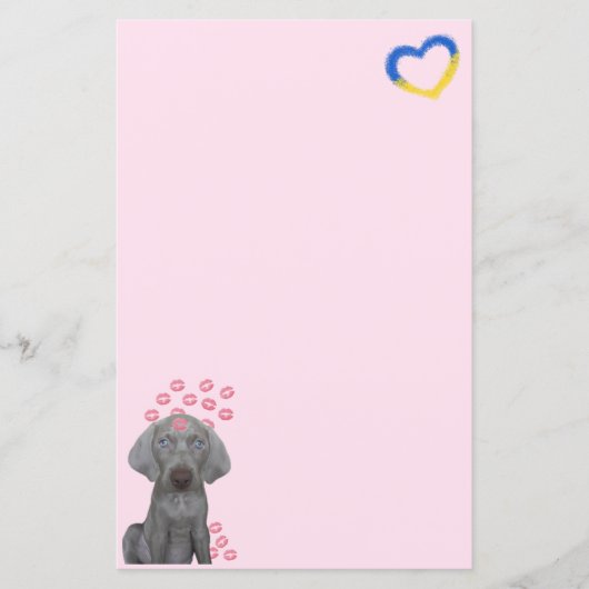 Brooklyn De Hond Kisses 5.5 x 8.5 Papier (Voorkant)