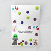 Brooklyn de Weimaraner's Verjaardagsblast Feestdagen Kaart (Binnen)