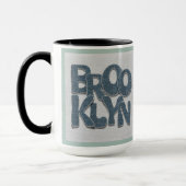 Brooklyn Denim Mug | New York City Gift Mok (Links)
