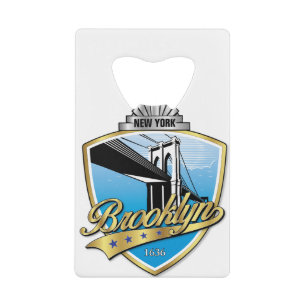 Brooklyn Design Gold Creditkaart Flessenopener
