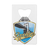 Brooklyn Design Gold Creditkaart Flessenopener (Voorkant)
