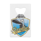 Brooklyn Design Gold Creditkaart Flessenopener (Achterkant)