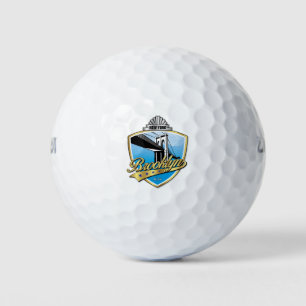 Brooklyn Design Gold Golfballen