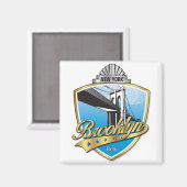 Brooklyn Design Gold Magneet (Voorkant / Achterkant)