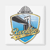 Brooklyn Design Gold Magneet (Voorkant)