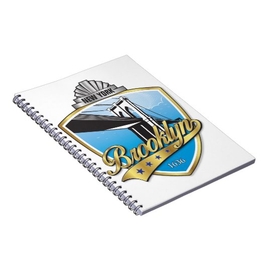 Brooklyn Design Gold Notitieboek (Rechterzijde)