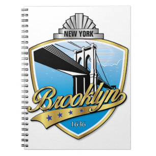 Brooklyn Design Gold Notitieboek