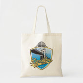 Brooklyn Design Gold Tote Bag (Voorkant)