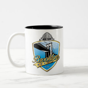 Brooklyn Design Gold Tweekleurige Koffiemok