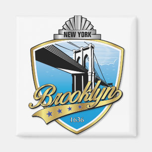 Brooklyn Design Goud Magneet