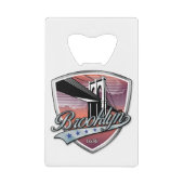 Brooklyn Design Silver Creditkaart Flessenopener (Voorkant)