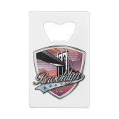 Brooklyn Design Silver Creditkaart Flessenopener (Achterkant)