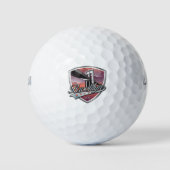 Brooklyn Design Silver Golfballen (Voorkant)