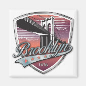 Brooklyn Design Silver Magneet (Voorkant)