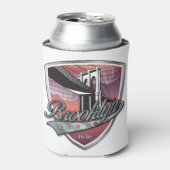 Brooklyn Design Silver Metallic Blikjeskoeler (Blikje Voorkant)