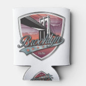 Brooklyn Design Silver Metallic Blikjeskoeler (Achterkant)