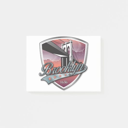 Brooklyn Design Silver Metallic Post-it® Notes (Voorkant)