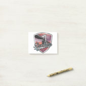 Brooklyn Design Silver Metallic Post-it® Notes (Op bureau)