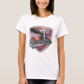 Brooklyn Design Silver Metallic T-shirt (Voorkant)